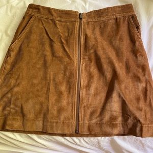 Gap Brown corduroy skirt
